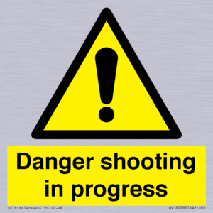 Danger shooting in progress